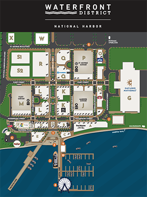 National Harbor map